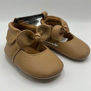 Carter's Brown Baby Shoes with Bow